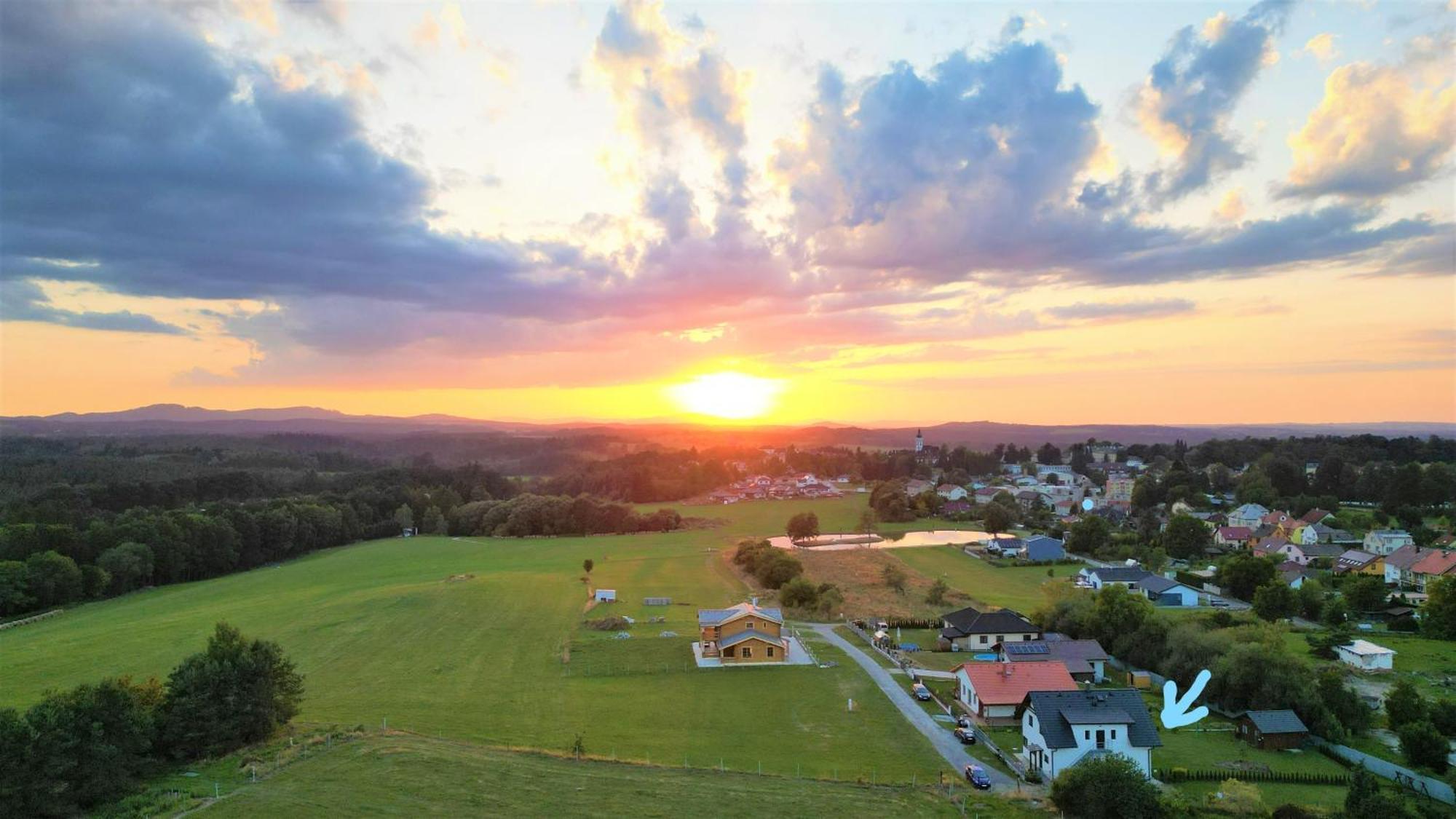 Apartmány Kohoutek a Slepička v Novohradských horách Nové Hrady Esterno foto